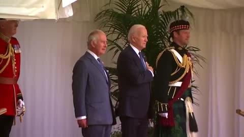 King Charles Receives President Joe Biden at Windsor Castle