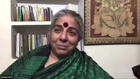 Vandana Shiva. She calls out the ‘war on cash’, social credit systems