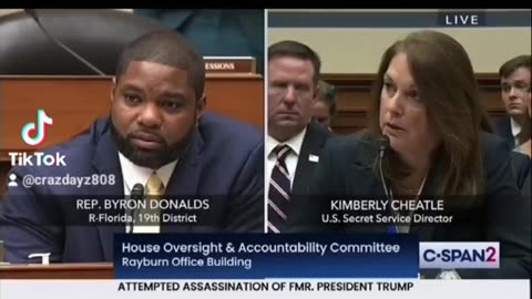 Rep. Byron McDonald Secret Service Hearing