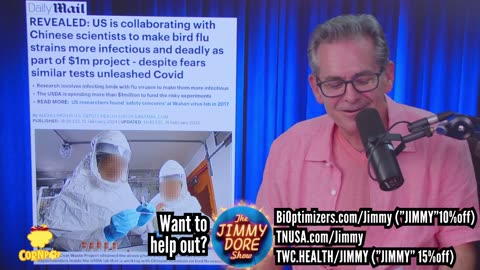 US and China making new deadly viruses | The Jimmy Dore Show