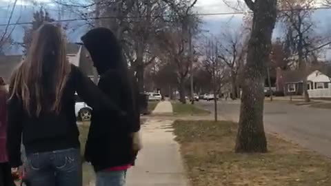 Father Gets Involved in Street Brawl