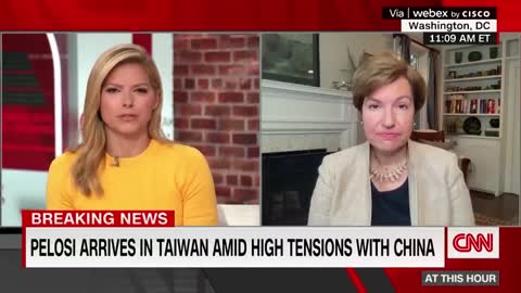 Nancy Pelosi lands in Taiwan amid threats of Chinese retaliation