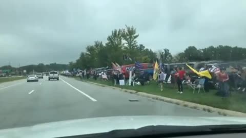 Watch: Huge Crowd Protesting Against Vaccine Mandate Joe Biden in Howell, Michigan