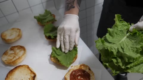 Incredibly generous toppings! New York Style Homemade Burgers / Korean Street Food