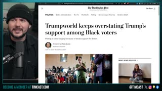 CNN SHOCKED As Trump Polls With Black Voters BREAKS RECORDS, Calls It HISTORIC, Democrats LOSE IT