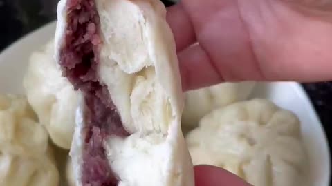 Delicious steamed stuffed bun