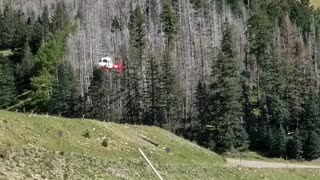 Medivac Helicopter Has Rough Landing