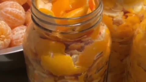 To make non toxic cleaning concentrate just stuff a glass jar full of citrus peels