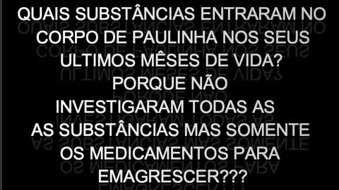 PAULINHA ABELHA MAIS UMA VITIMA DAS VACINAS