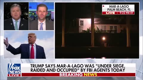 Eric Trump FBI's Raid Of Mar-A-Lago Totally Political