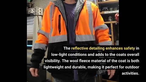 VENDACE Men's ANSI Class 3 High Vis #Safety-Overview