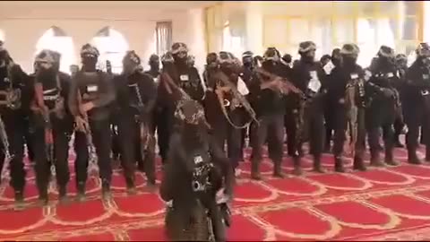 Little moment of palestine mujahedeen in masjid e asa