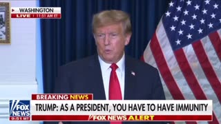 President Trump full remarks after his immunity hearing.