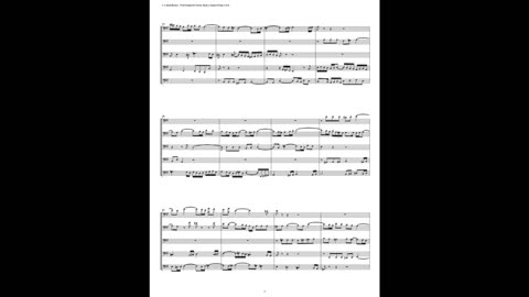 J.S. Bach - Well-Tempered Clavier: Part 2 - Fugue 08 (Bassoon Quintet)