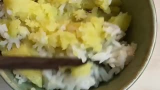 Sweet Potato and Rice 红薯饭
