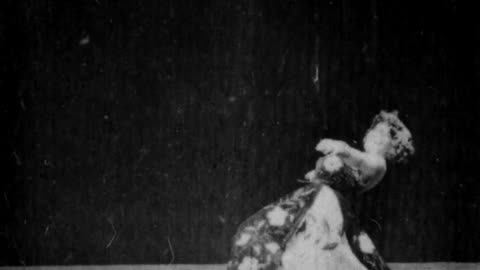 Karina, Specialty Dancer (1898 Original Black & White Film)
