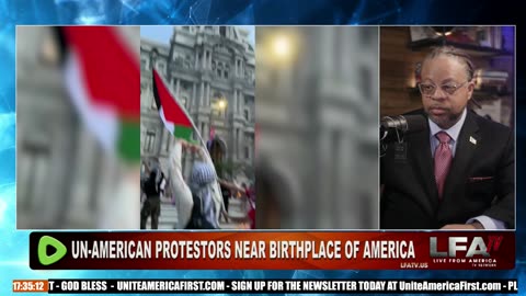 UNAMERICAN PROTESTS ON JULY 4TH