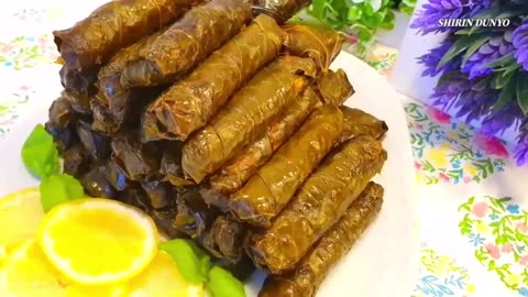Ancient grape leaf dish, The most delicious DOLMA with all the secrets! The most delicious Dolma