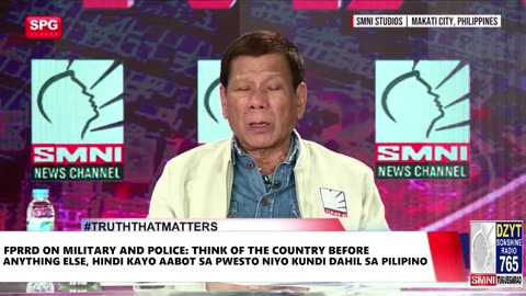 THE BRAVE FORMER PRESIDENT OF THE PHILIPPINES MESSAGE.