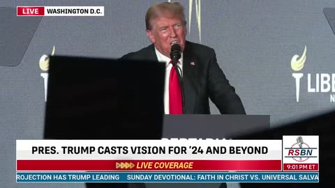 FULL SPEECH: President Trump Addresses Libertarian National Convention in D.C. - 5/25/24