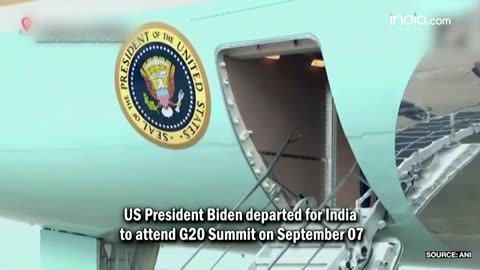 G 20 summit:Jeo biden Departs for Delhi on most powerful airforce one.