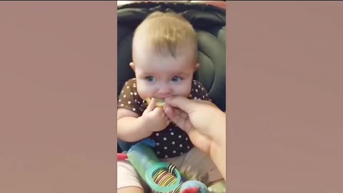 Cute babies eating lemons for the first time part1