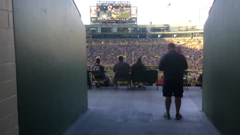 Full house at Lambeau Field