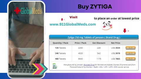 Buy ZYTIGA - Best Mail Order Pharmacy
