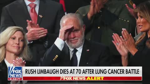 President Trump reacts to the death of Rush Limbaugh