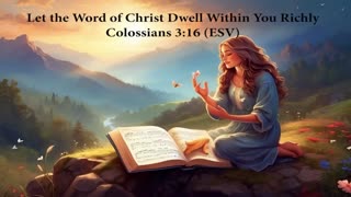 Let the Word of Christ Dwell Within You Richly