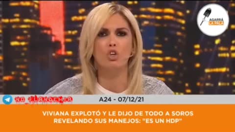 Canosa Viviana versus Soros TV America Argentina Yo Pase No 19-COV