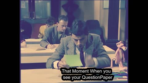 Mr bean funny exam