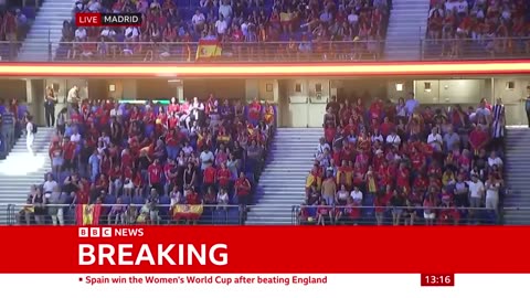 Spain beat England to win Women's World Cup