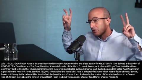 Yuval Noah Harari | SHOCKER!!! BUTT-BREAKING NEWS!!! THIS JUST IN!!! When We Look Back In the "ANALS" of History, Will We Find That Yuval Noah Harari Was the False Prophet?