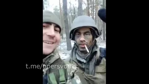 Foreign mercenaries in Ukraine repeat Nazi shouts and insult President Putin