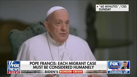 'MADNESS'_ Pope Francis denounces attempts to close southern border Gutfeld Fox News