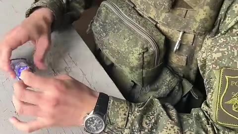 Ukranian Soldiers placed TNT in a Chocolate Bar