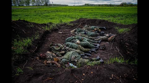 Russian dead dumped in piles ‘as tall as a man’ to hide true tally Ukraine officials