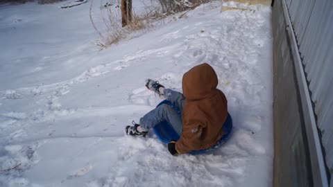 Paul Sledding 2