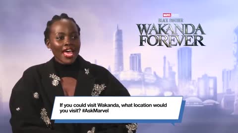 The Cast of Black Panther_ Wakanda Forever Answer YOUR Questions!