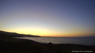 An Irish sunrise over the atlantic Ocean