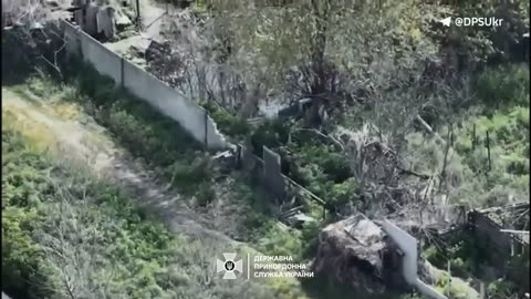 Aerial reconnaissance of border guards struck a target with an FPV drone