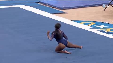 Viral sensation Nia Dennis amazes for UCLA gymnastics once again