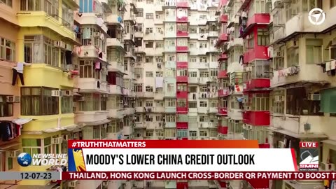 Moody's lower China credit outlook