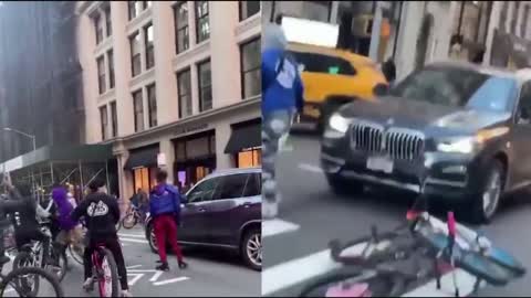 BLM Gang Assaults Mother & Son In BMW - NYC