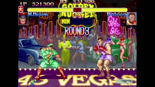 Hyper Street Fighter II / Arcade Gameplay LV8 / M.Bison (Vega) CE