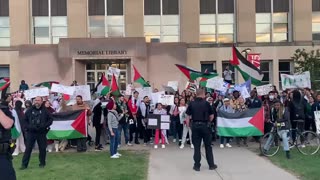 “Glory To The Martyrs” - University Of Wisconsin Palestinian Activists Start Shocking Chant