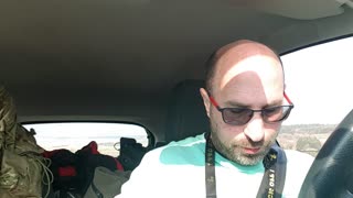 Vlog in the car. Dartmoor