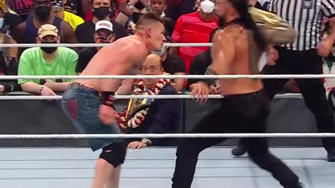 John Cena Battles Roman Reigns in the Ultimate WWE Showdown