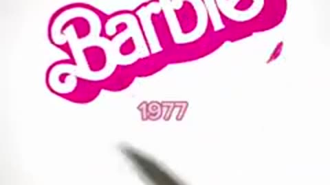In honor of the #BarbieMovie premiere, here is the history of the #Barbie logo!